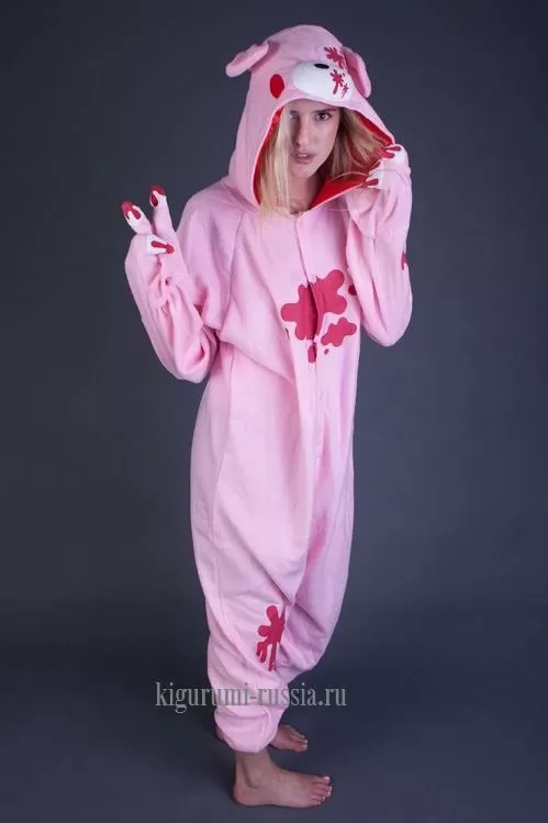 Кигуруми Медведь Gloomy bear розовый "ORIGINAL design"