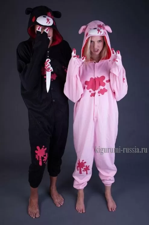 Кигуруми Медведь Gloomy bear розовый "ORIGINAL design"