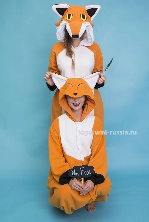 Кигуруми Лис (флис) - премиум. Купить за 3 290 руб. – kigurumi-russia.ru