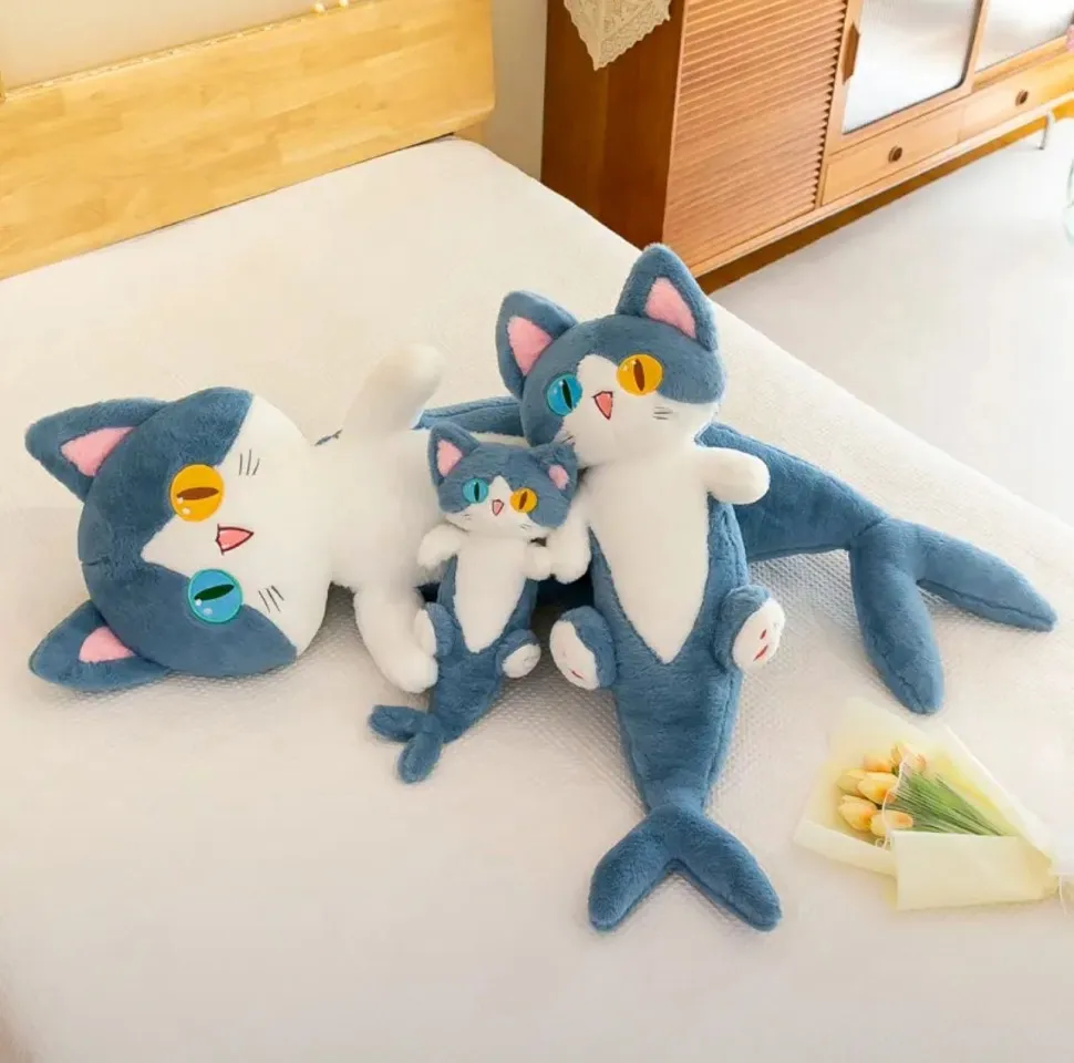 Игрушка-Подушка Кот-акула косплей, 50-135см   