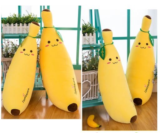Игрушка-Подушка плюшевый Банан. 70см  